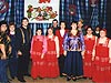 Анастасия и Захар Заволокины и народный ансамбль «Гумыр» на сцене Кассельского ДК