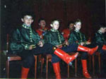 Юные ложкари на сцене органного зала г. Челябинска (1998 г.)